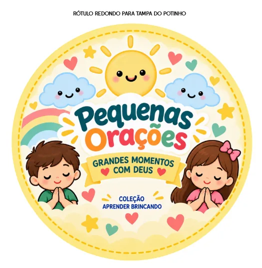 KIT DIGITAL - Potinho das Orações Infantil. PDF — imagem 3