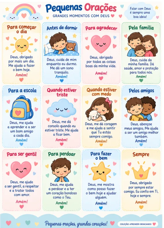 KIT DIGITAL - Potinho das Orações Infantil. PDF — imagem 5