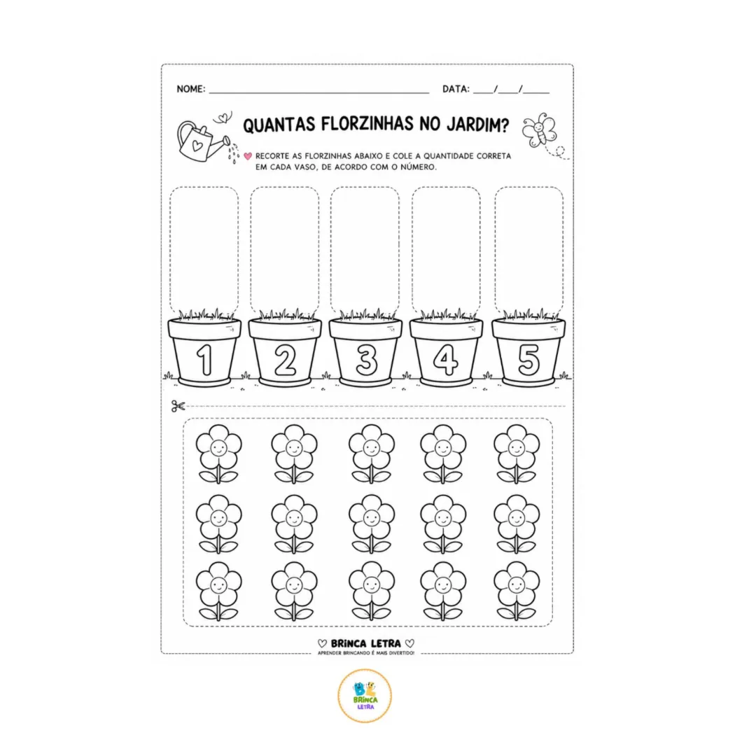 Kit Dobradura da Primavera - Quantas Florzinhas no Jardim — imagem 4