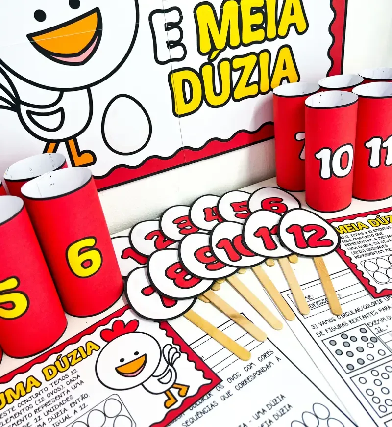 Kit Dúzia e Meia Dúzia | Atividades de Matemática em PDF — imagem 2
