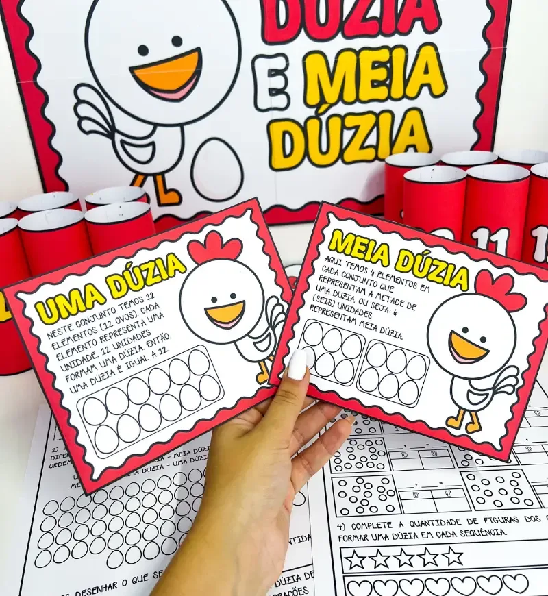 Kit Dúzia e Meia Dúzia | Atividades de Matemática em PDF — imagem 5