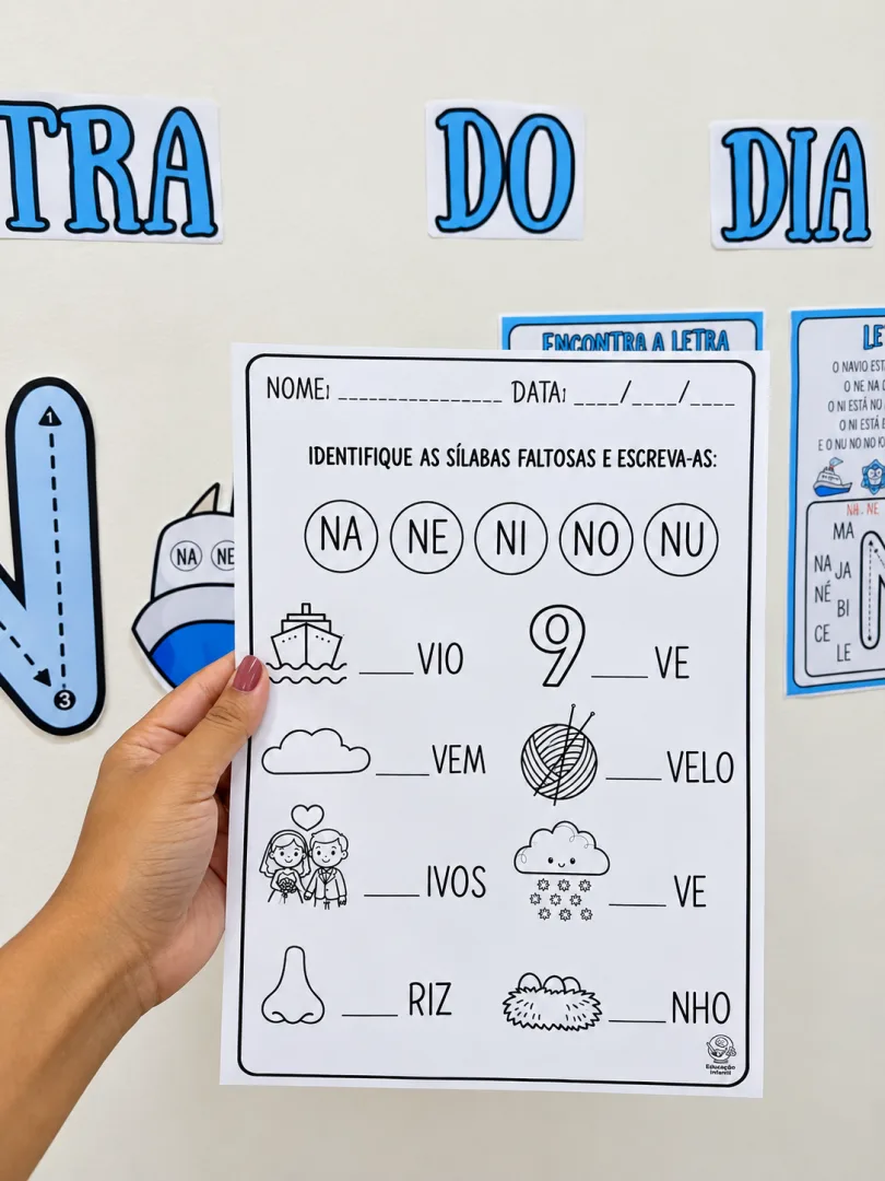 Kit Educativo Letra N - PDF - Educação Infantil — imagem 2