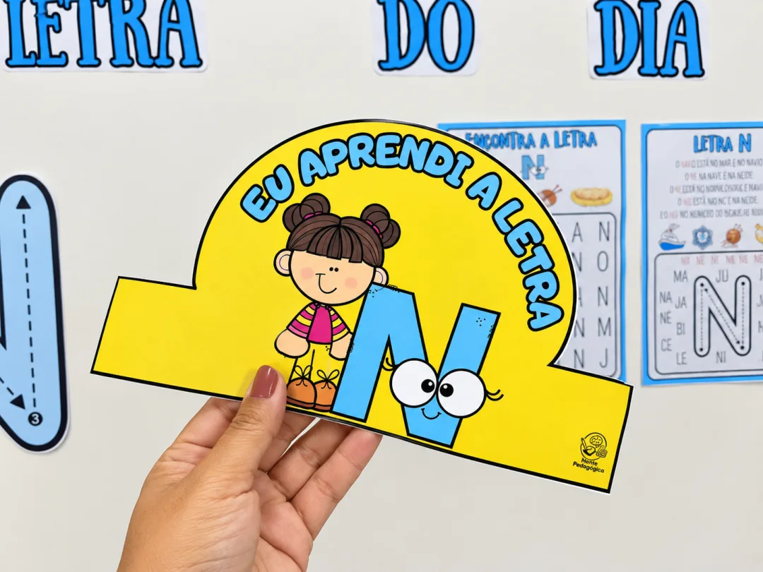 Kit Educativo Letra N - PDF - Educação Infantil — imagem 3