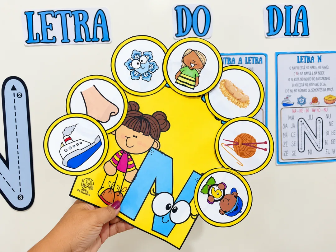 Kit Educativo Letra N - PDF - Educação Infantil — imagem 4