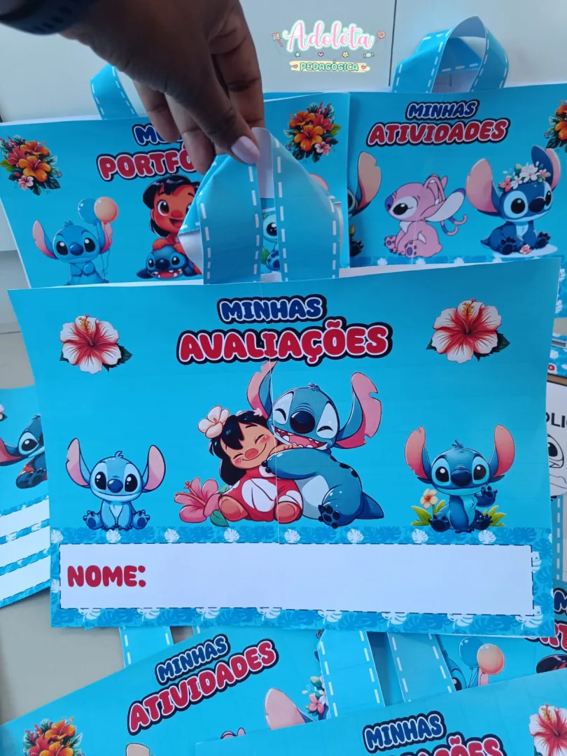 Kit Envelopes Escolares Stitch — imagem 4