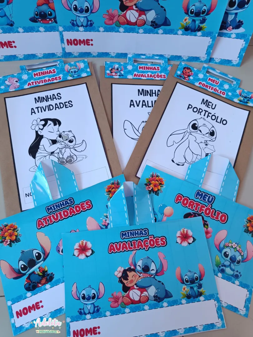 Kit Envelopes Escolares Stitch — imagem 5