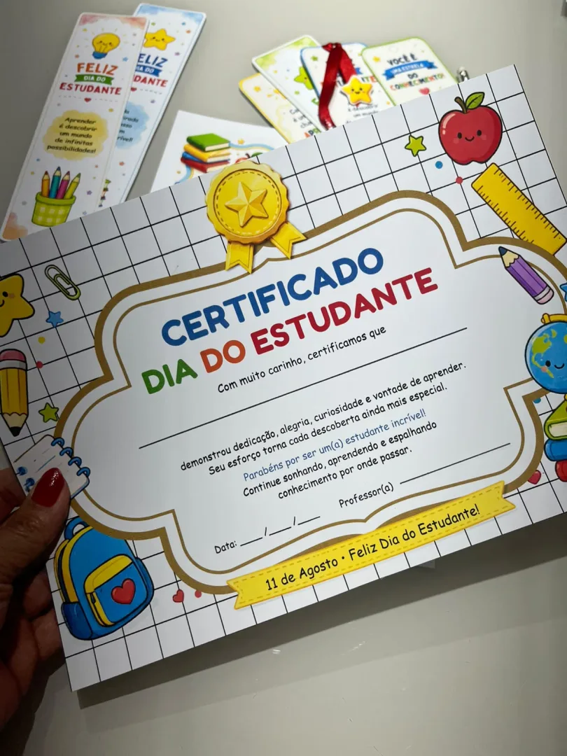 KIT ESPECIAL — FELIZ DIA DO ESTUDANTE — imagem 3