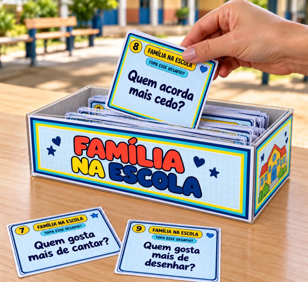 Kit Família na Escola - Dinâmica e Painel Decorativo - PDF para Encontros Escolares — imagem 6