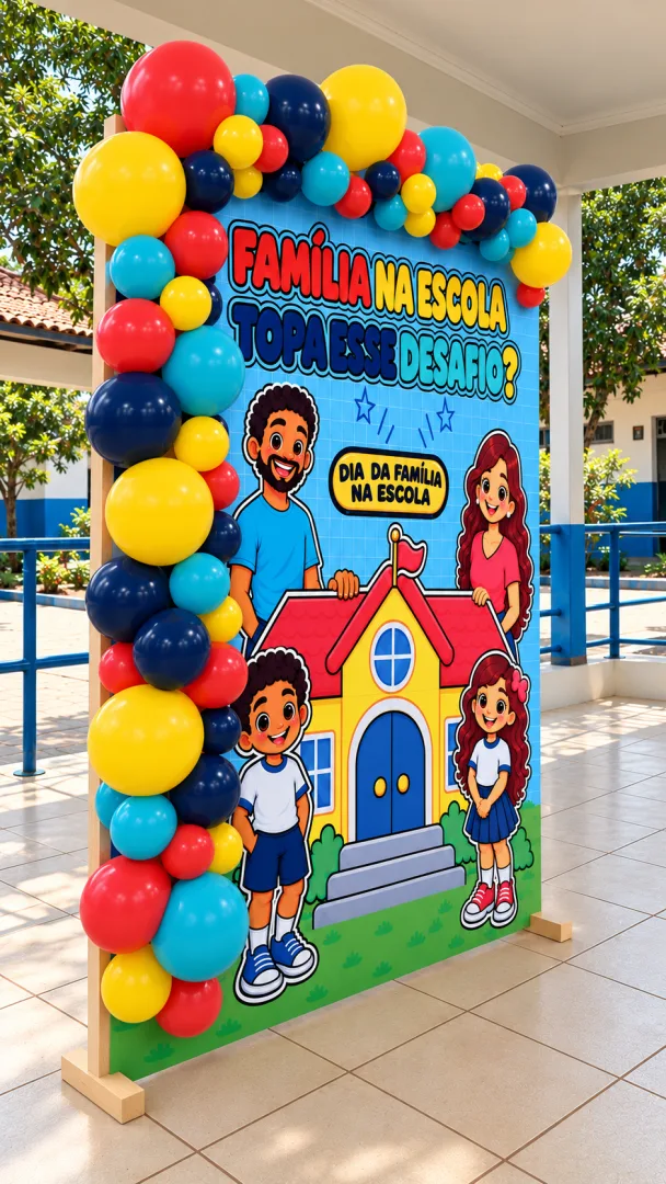 Kit Família na Escola - Dinâmica e Painel Decorativo - PDF para Encontros Escolares — imagem 4