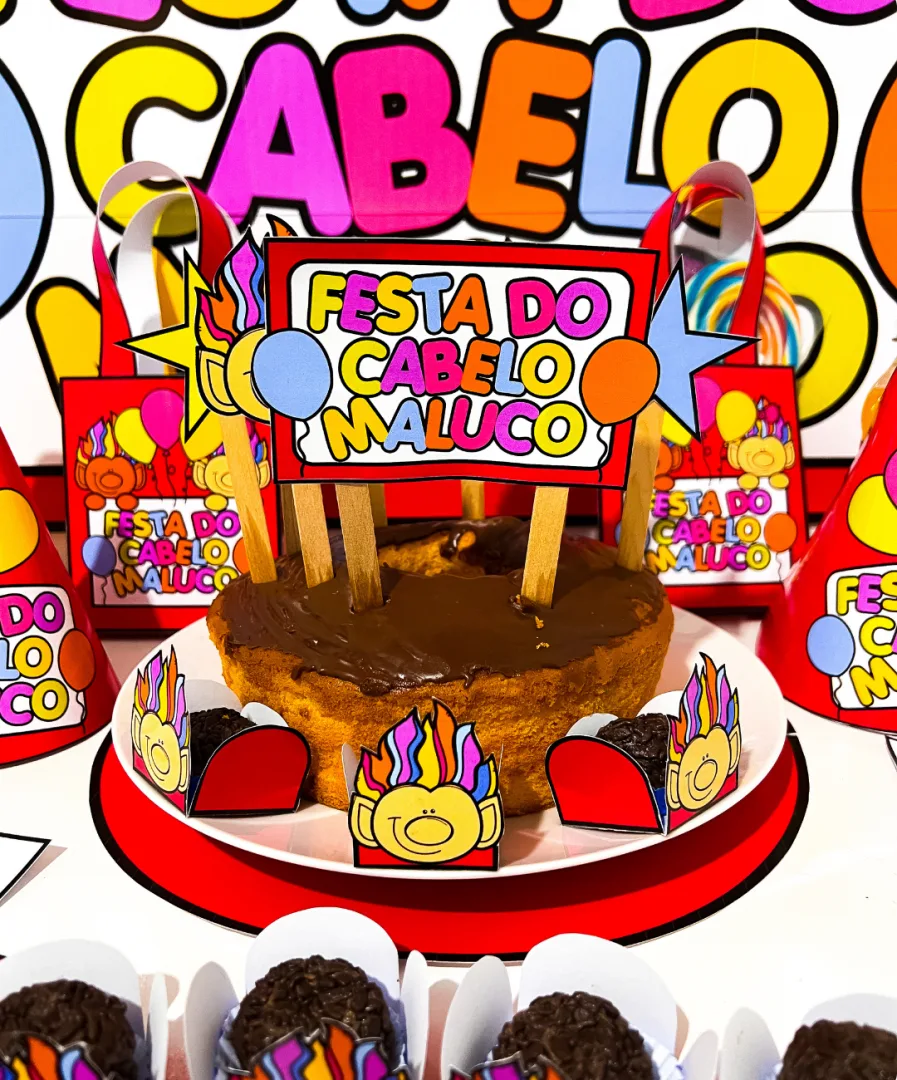 KIT FESTA DO CABELO MALUCO PARA IMPRIMIR — imagem 2