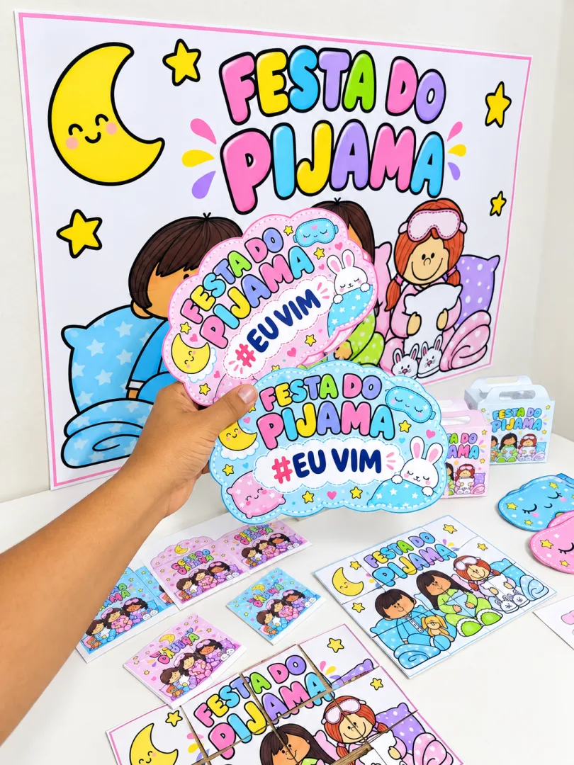 Kit Festa do Pijama - Dia das Crianças - PDF / Educação Infantil — imagem 2