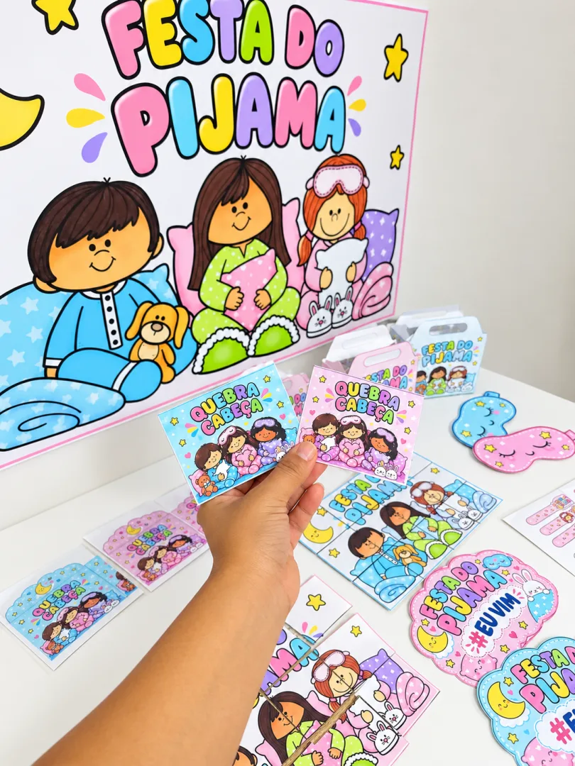 Kit Festa do Pijama - Dia das Crianças - PDF / Educação Infantil — imagem 3