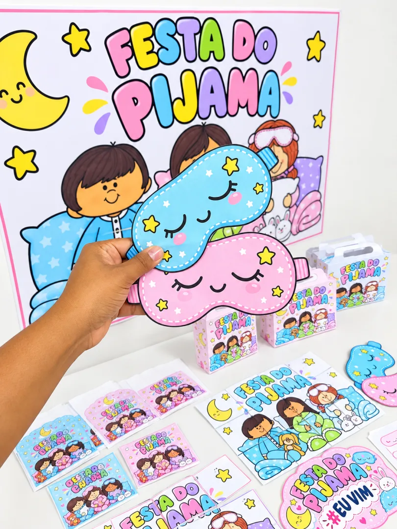 Kit Festa do Pijama - Dia das Crianças - PDF / Educação Infantil — imagem 4