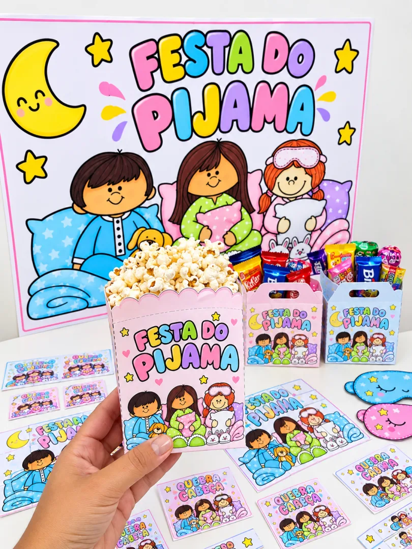 Kit Festa do Pijama - Dia das Crianças - PDF / Educação Infantil — imagem 5