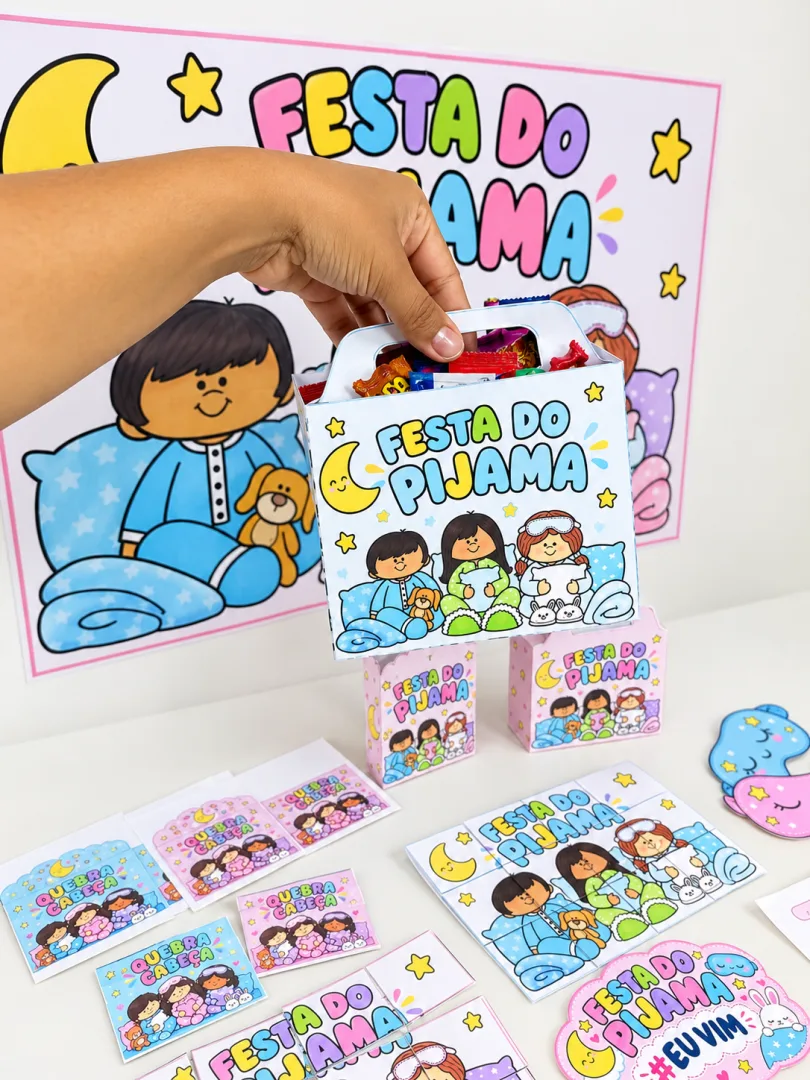 Kit Festa do Pijama - Dia das Crianças - PDF / Educação Infantil — imagem 6