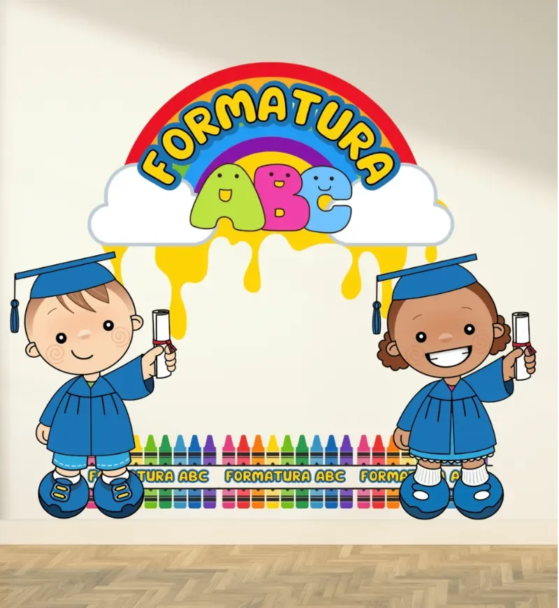 Kit Formatura ABC ( Painel + Lembrancinhas) — imagem 2