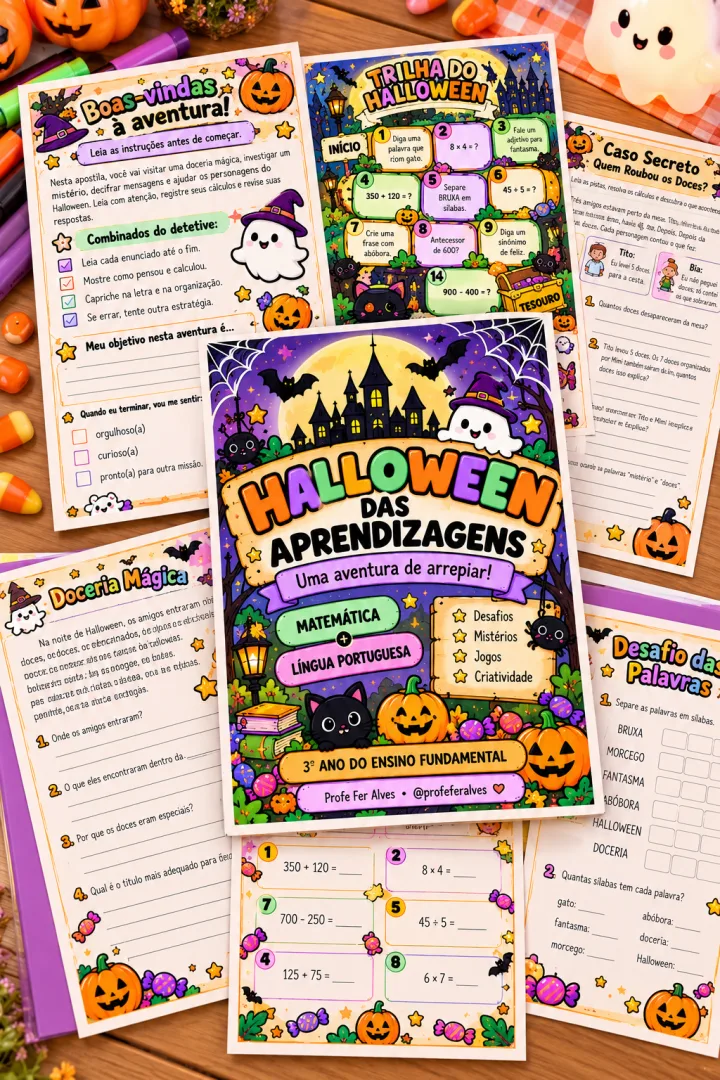 Kit - HALLOWEEN DAS APRENDIZAGENS: Uma aventura de arrepiar! - 3º ano - Pdf — imagem 4