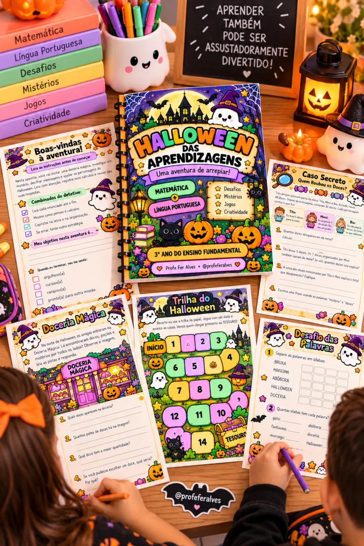 Kit - HALLOWEEN DAS APRENDIZAGENS: Uma aventura de arrepiar! - 3º ano - Pdf — imagem 5
