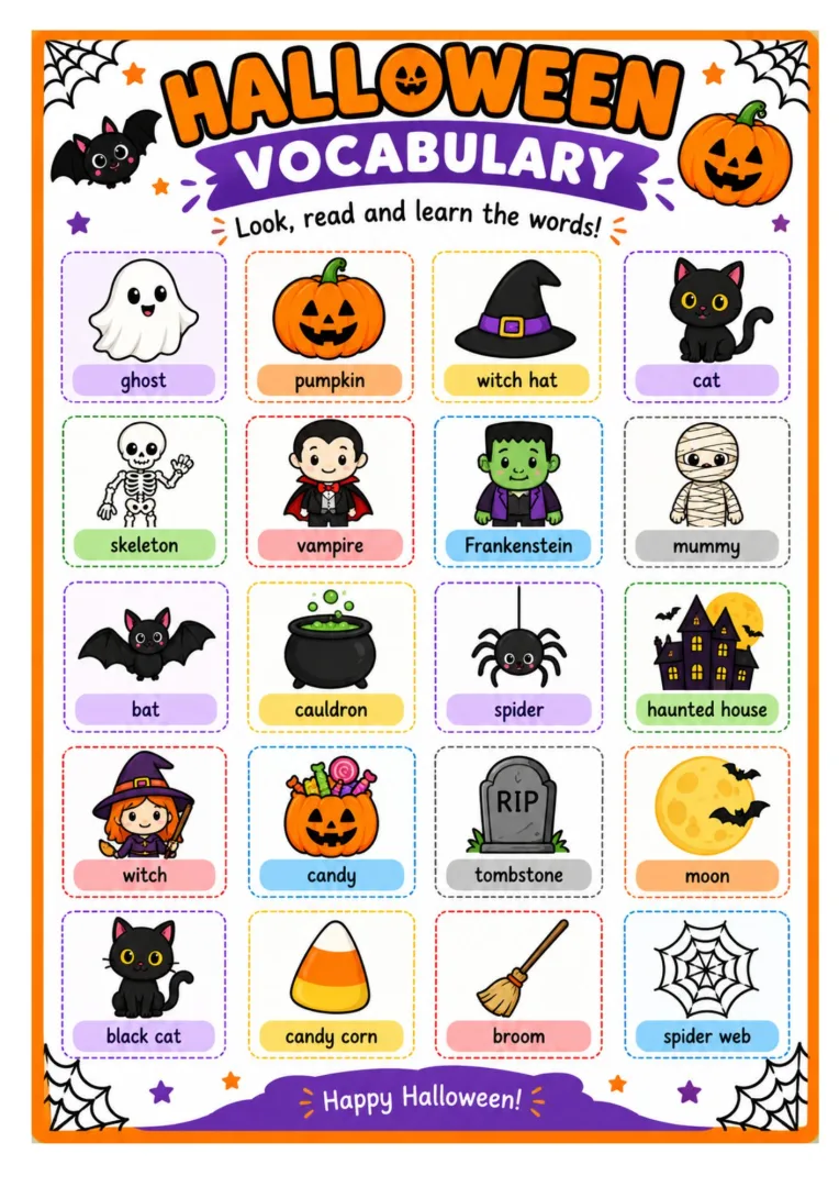 Kit Halloween Inglês Ensino fundamental Pdf — imagem 5