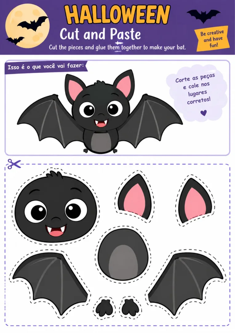 Halloween monte o seu personagem Educação Infantil pdf — imagem 2