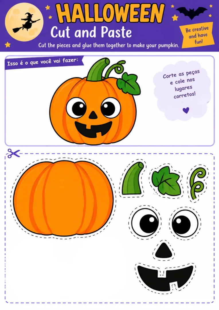 Halloween monte o seu personagem Educação Infantil pdf — imagem 3
