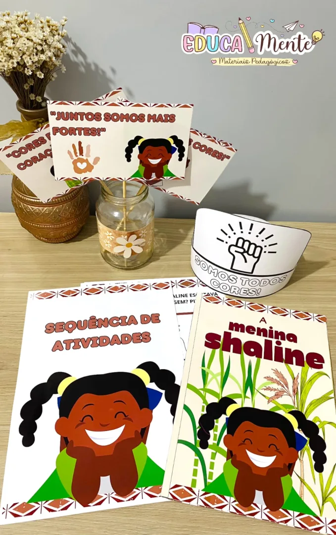 👧🏾KIT HISTÓRIA: A MENINA SHALINE | CONSCIÊNCIA NEGRA🤎 — imagem 2