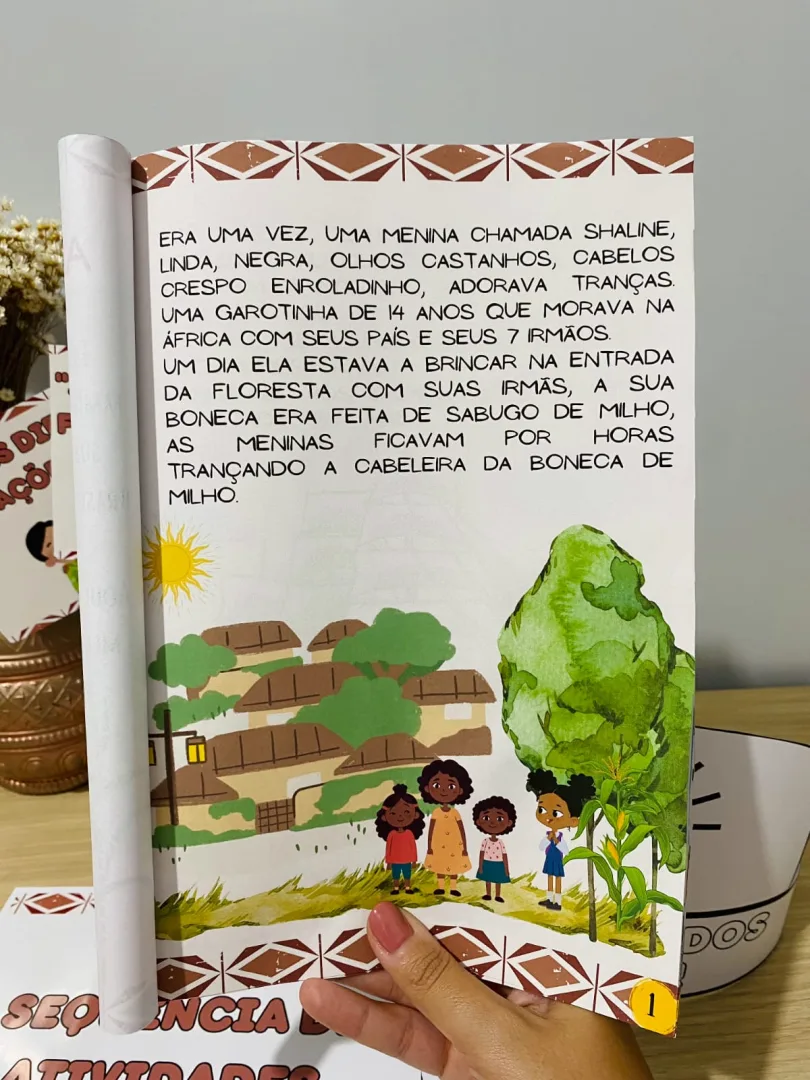 👧🏾KIT HISTÓRIA: A MENINA SHALINE | CONSCIÊNCIA NEGRA🤎 — imagem 5