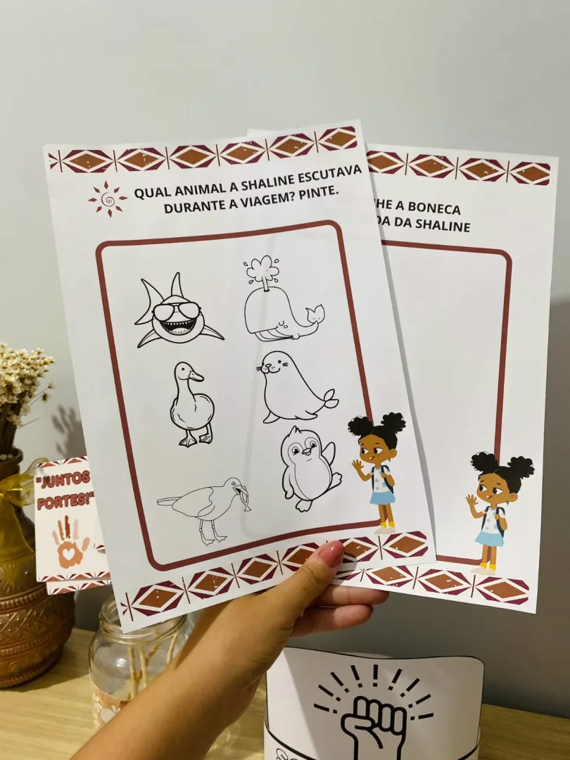 👧🏾KIT HISTÓRIA: A MENINA SHALINE | CONSCIÊNCIA NEGRA🤎 — imagem 7