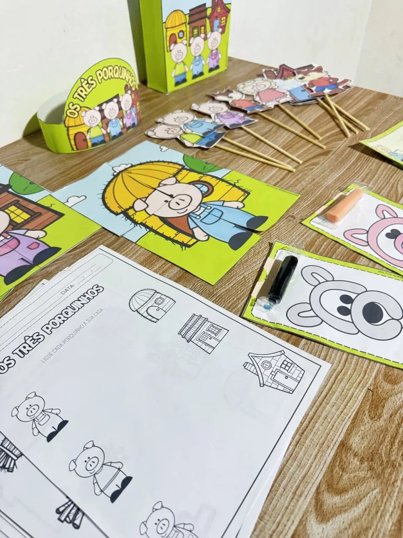 Kit História dos Três Porquinhos  — imagem 4