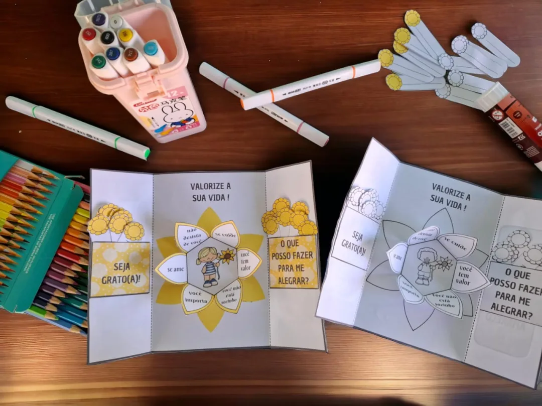 💛KIT LAPBOOK SETEMBRO AMARELO + BROCHE E COROA — imagem 5