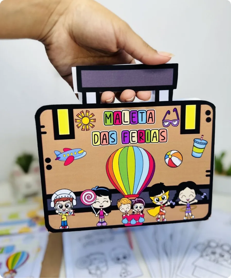 KIT LEMBRANCINHA DE FÉRIAS ESCOLAR - PDF — imagem 2