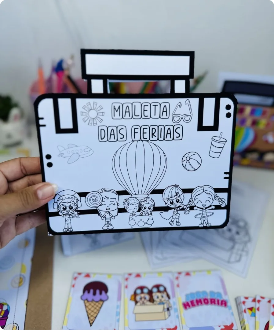 KIT LEMBRANCINHA DE FÉRIAS ESCOLAR - PDF — imagem 3