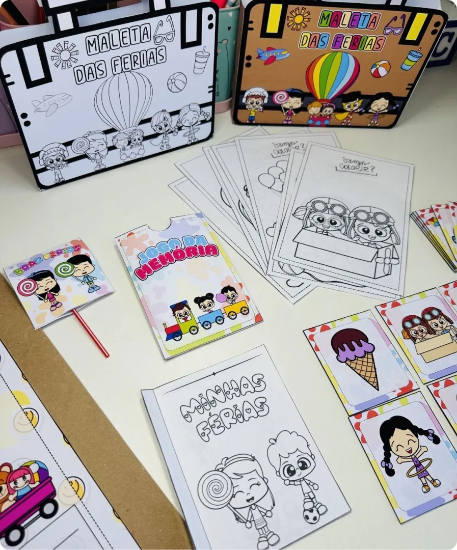 KIT LEMBRANCINHA DE FÉRIAS ESCOLAR - PDF — imagem 5