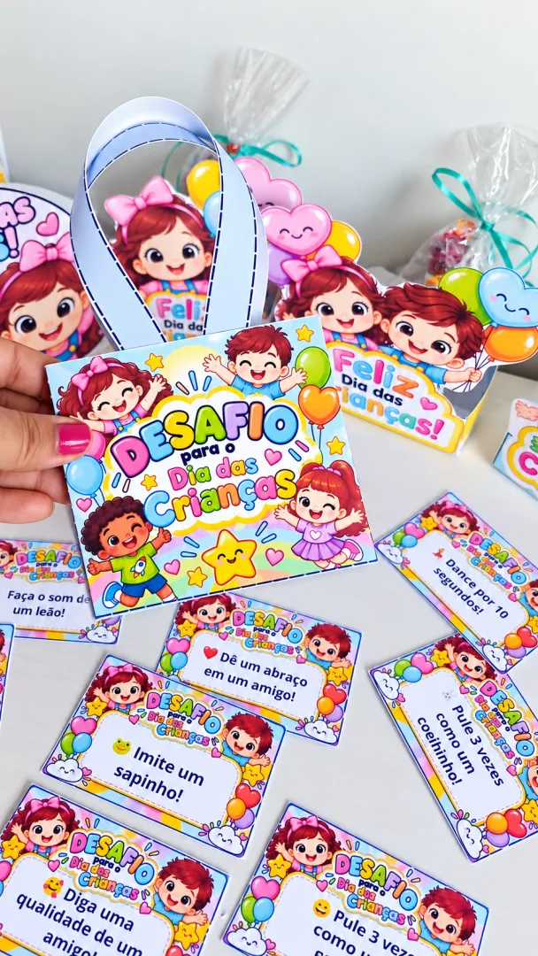 Kit Lembrancinha Dia Das Crianças da Educação Infantil Ao 5º Ano Em PDF! — imagem 4