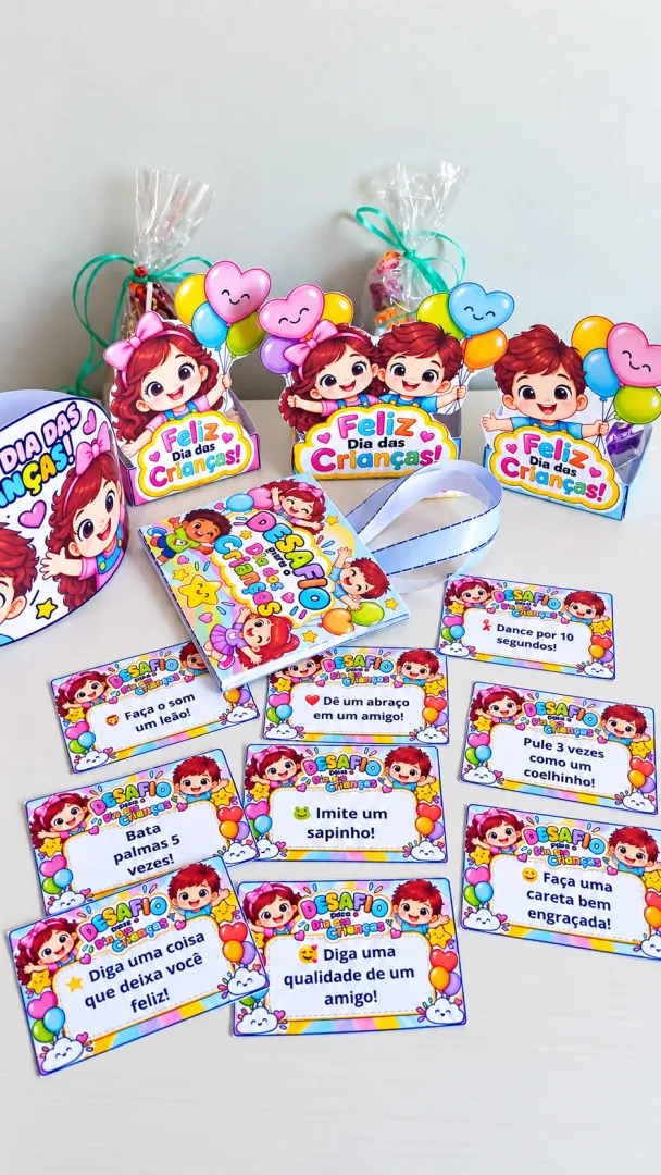 Kit Lembrancinha Dia Das Crianças da Educação Infantil Ao 5º Ano Em PDF! — imagem 6