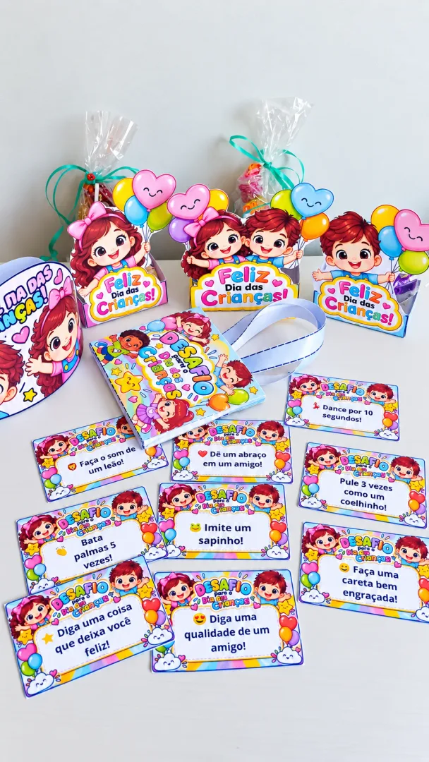 Kit Lembrancinha Dia Das Crianças da Educação Infantil Ao 5º Ano Em PDF! — imagem 3