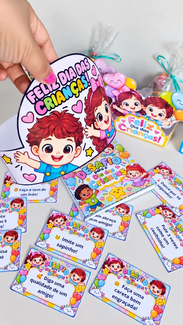 Kit Lembrancinha Dia Das Crianças da Educação Infantil Ao 5º Ano Em PDF! — imagem 2