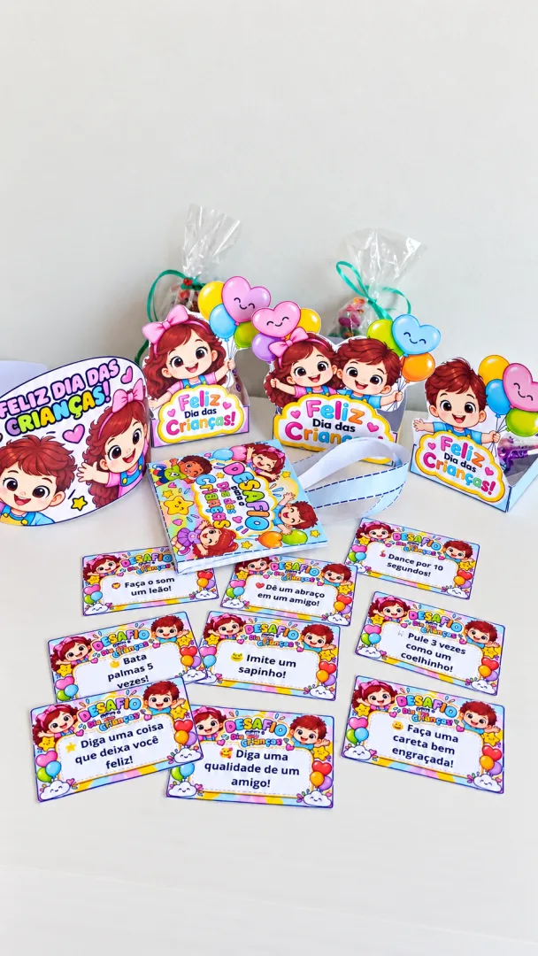 Kit Lembrancinha Dia Das Crianças da Educação Infantil Ao 5º Ano Em PDF! — imagem 5