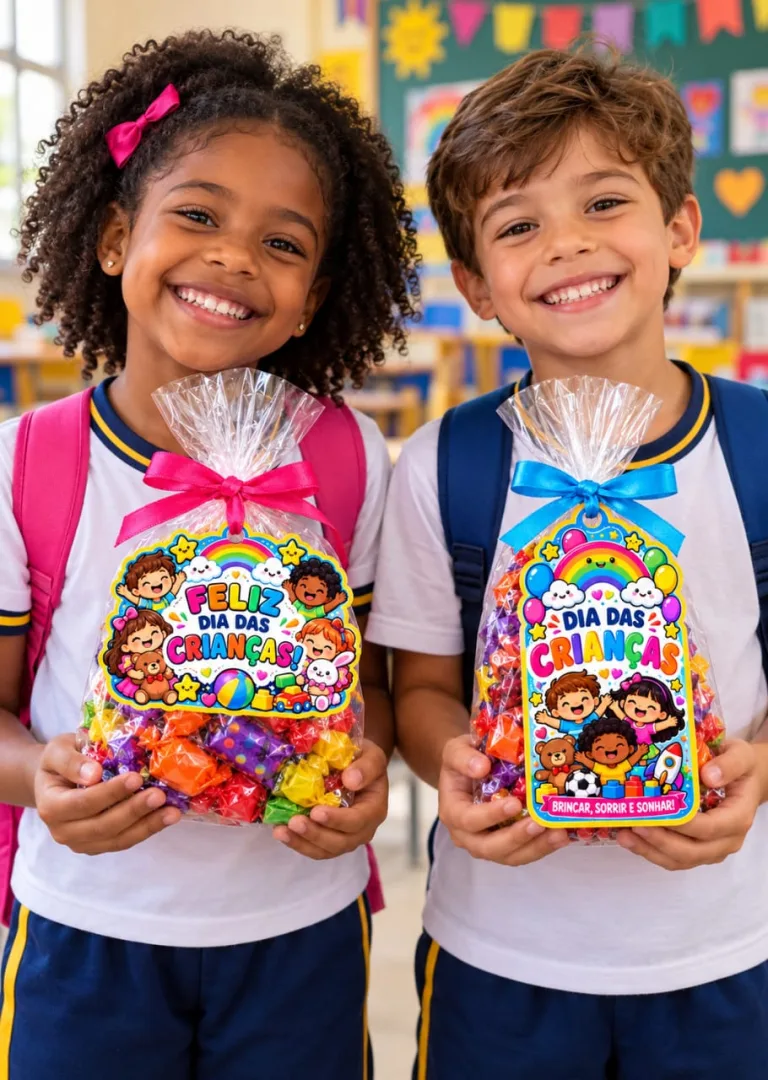 Kit Lembrancinha Dia das Crianças Educação Infantil – Copinhos e Tags Em PDF! — imagem 2