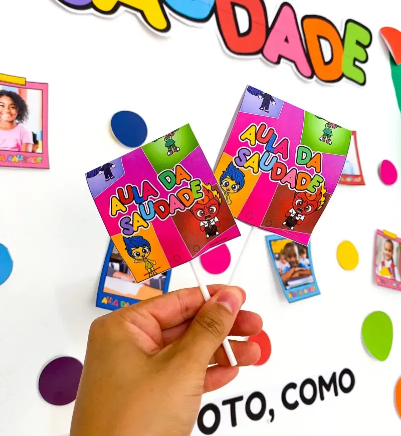 Kit Lembrancinhas Aula da Saudade - Divertidamente — imagem 4