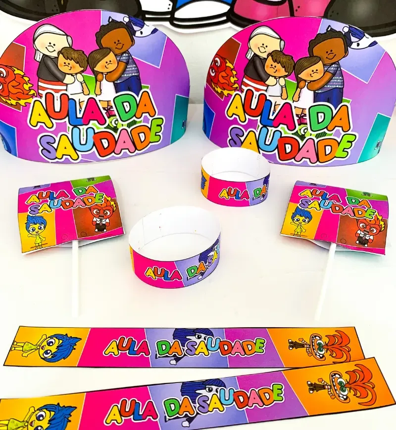 Kit Lembrancinhas Aula da Saudade - Divertidamente — imagem 5