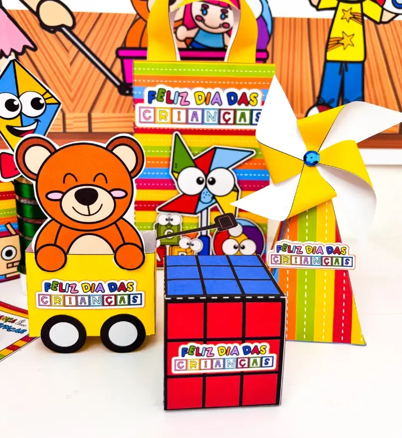 Kit Lembrancinhas Dia das Crianças em PDF Educação Infantil e Anos Iniciais — imagem 6