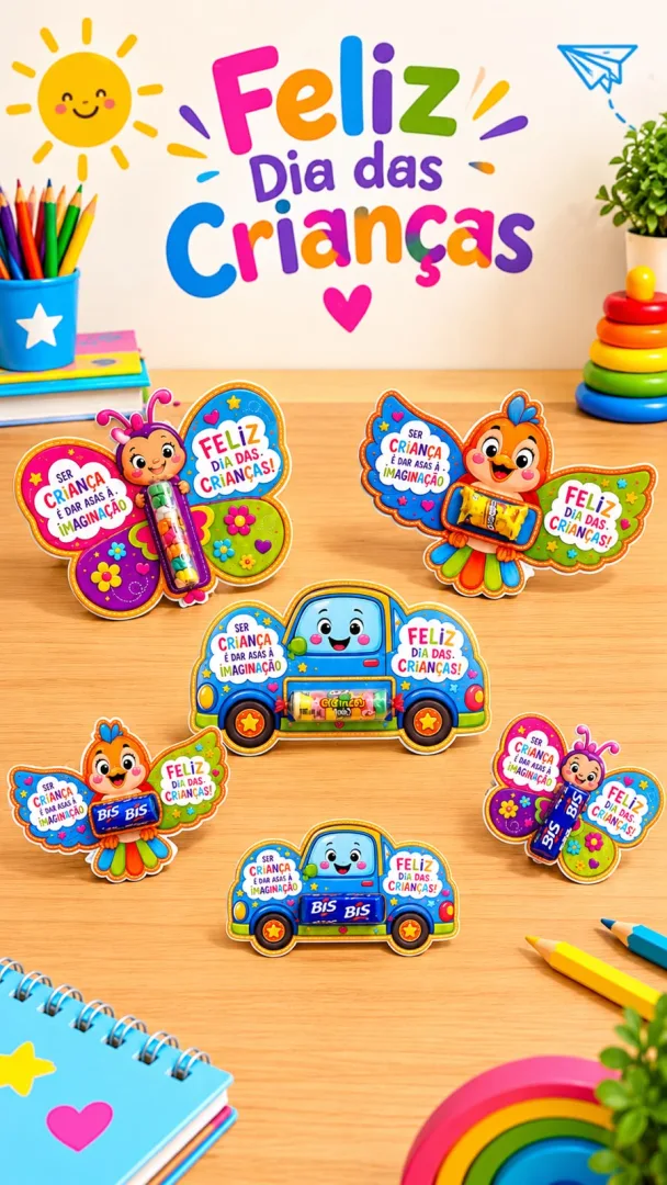 Kit Lembrancinhas - Dia das Crianças em PDF - Educação Infantil — imagem 3