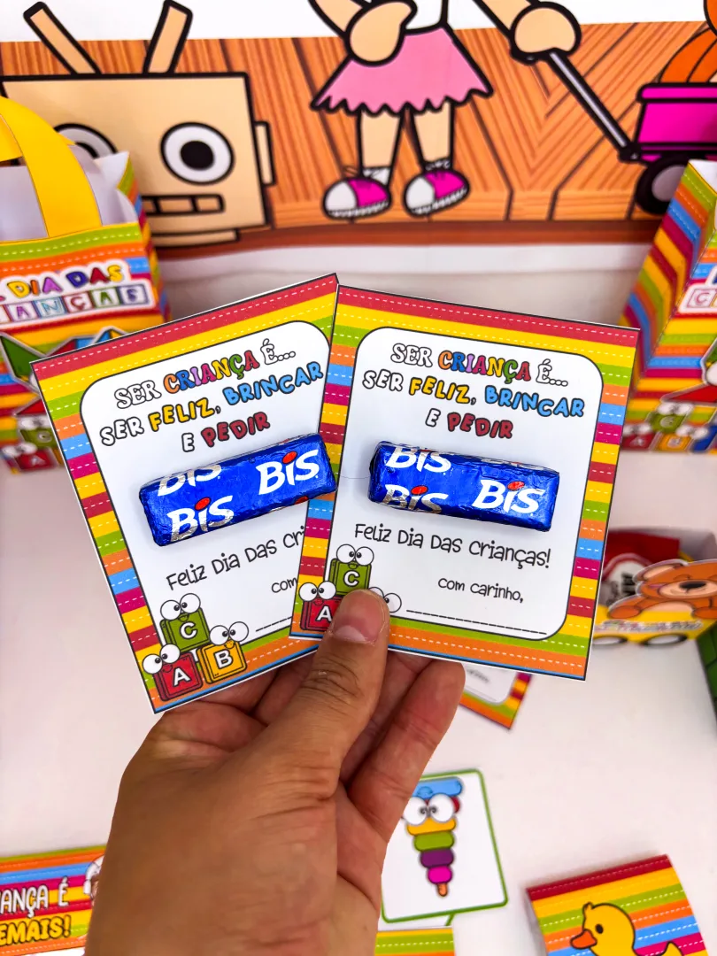 Kit Lembrancinhas Dia das Crianças Tema Brinquedos  — imagem 3