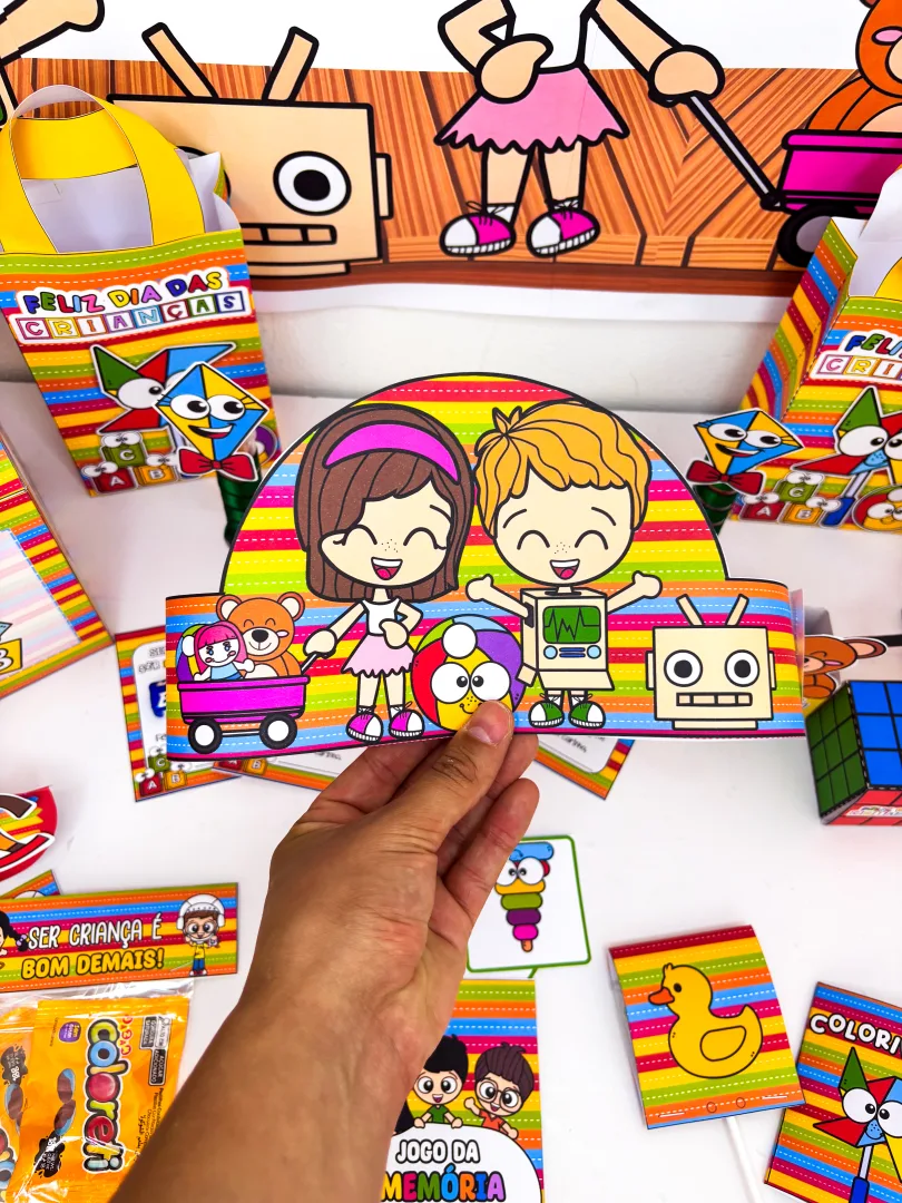 Kit Lembrancinhas Dia das Crianças Tema Brinquedos  — imagem 5