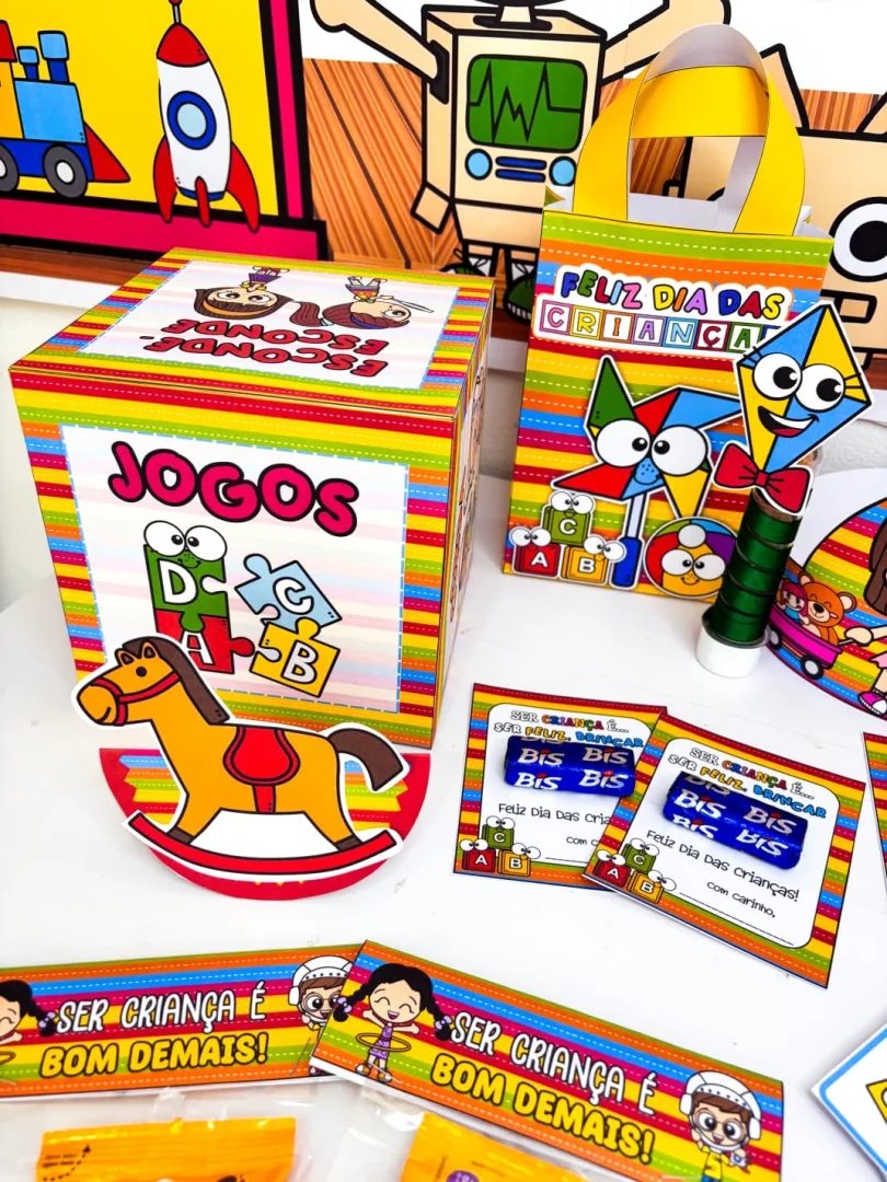🌈KIT LEMBRANCINHAS – DIA DAS CRIANÇAS | TEMA BRINQUEDOS🎉🪀🎠🧸  SOMENTE HOJE 💰*R$ 7,00*  ✨ Um kit completo, criativo  — imagem 5