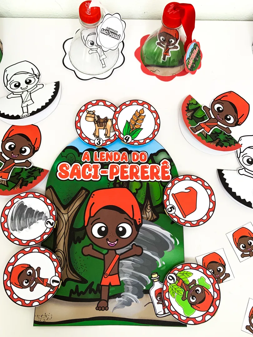 Kit Lenda do Saci - Folclore Brasileiro — imagem 3