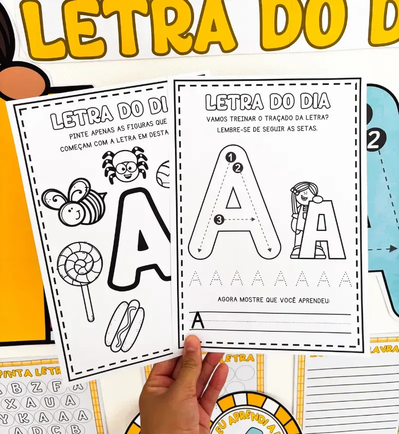 Kit Letra A em PDF — imagem 6