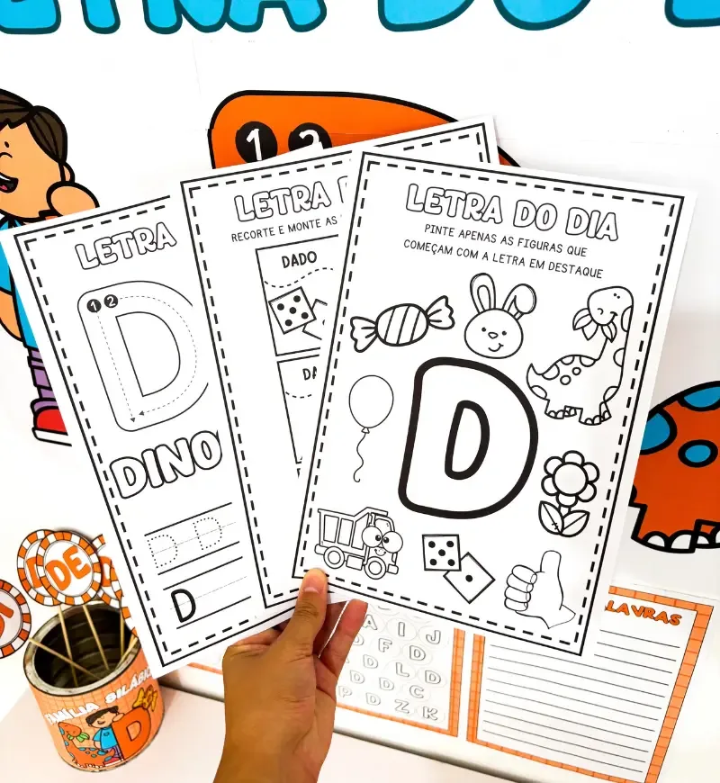 Kit Letra D em PDF — imagem 7