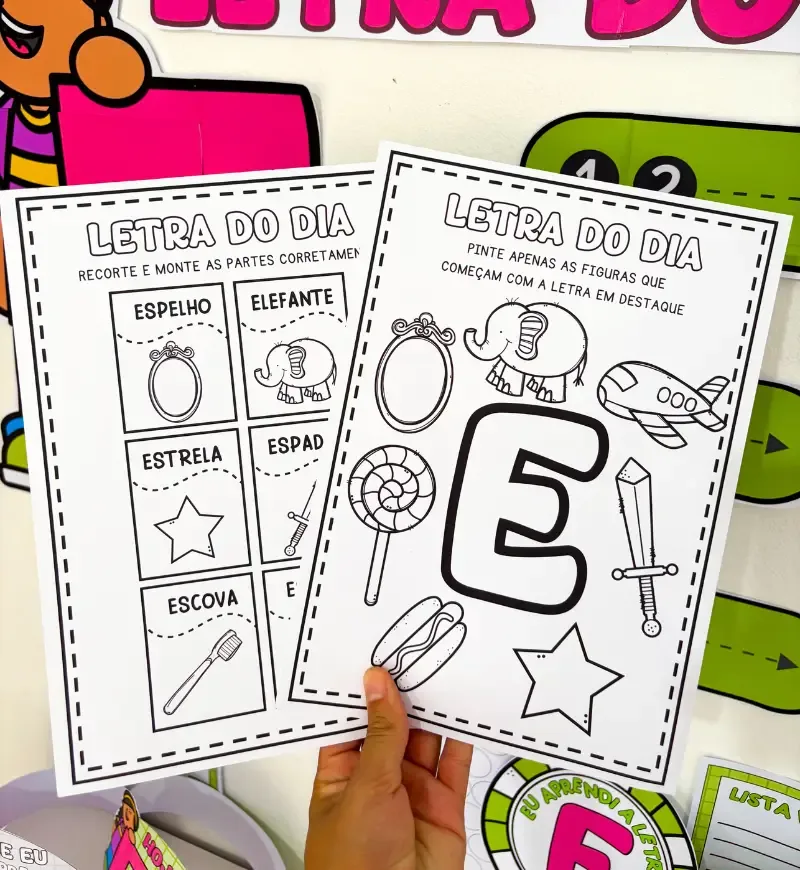 Kit Letra E em PDF — imagem 4